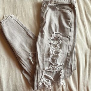 American Eagle Ripped Light Wash Jeans